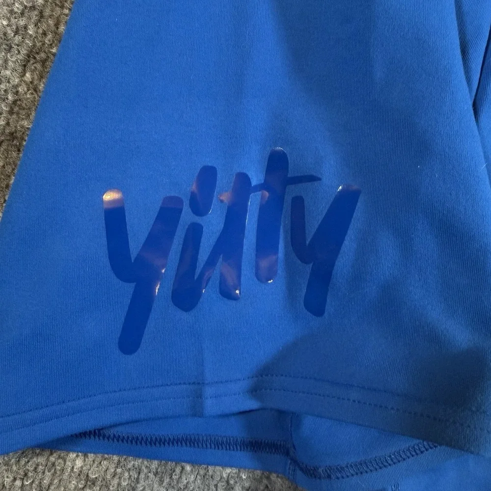 Fabletics‎ Yitty Major Label Shaping High Waist Bike Shorts Blue Womens S
